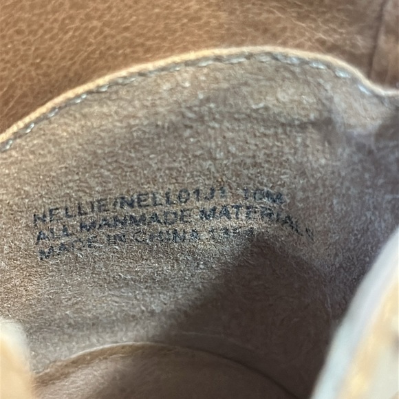 Madden Nellie Ankle Boots Laser Cut Out design Studded Block Heel Almond Toe - Picture 11 of 15